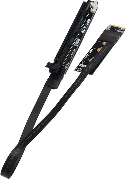 R43SD-WK 60 cm Yeni M.2 Nvme - Pcıe 4.0 X16 Genişletici Gen4/3.0 Yükseltici Adaptör Jumper Btc Madencilik Kablosu Gpu Gtx Rtx Grafik Video Kartları Nvıdıa Amd (Yurt Dışından)