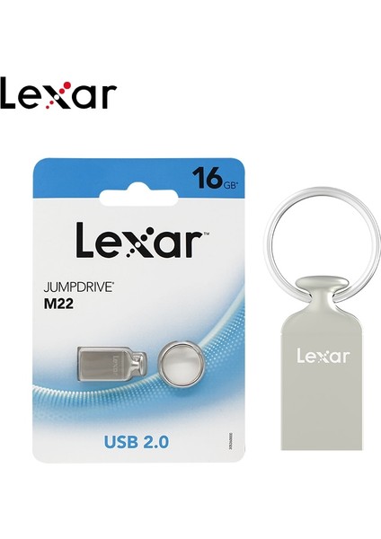 M400 32GB Orijinal Lexar M22 USB Flash Sürücü 16GB 32GB 64GB Pendrive Usb2.0 Memory Stick U Disk Tiny Metal Kalem Sürücü Flash Disk Pc Için (Yurt Dışından)