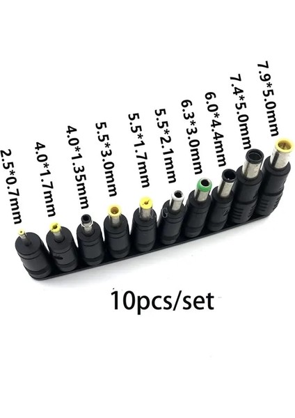 10 Adet Set 1 USB ile 5525 Evrensel Ac Dc Jack Şarj Cihazı Konnektör Fişi Hp Dell Ibm Dizüstü Bilgisayar/dizüstü Bilgisayar Ac Dc Güç Adaptör Kablosu (Yurt Dışından)