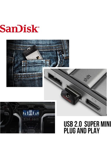 64GB Sandisk USB 2.0 100% Orijinal CZ33 Mini Kalem Sürücüler 64GB 32GB 16GB 8gb USB Flash Sürücü Sopa U Disk USB Anahtar Pendrive (Yurt Dışından) fiyatları