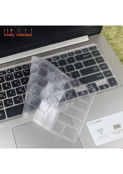 Temizle 15.6 15.4 Inç Tpu Klavye Koruyucu Cilt Kapak Asus Vivobook S15 S510U S510 S510UA Pro 15 S5100UQ U5100U (Yurt Dışından)