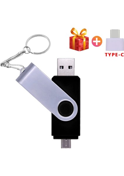 Beyaz 128GB USB 2.0 Flash Sürücü Akıllı Telefon Otg 4gb 8gb 16GB 32GB 64GB Pendrive 3 In 1 USB Memory Stick Flash Sürücü (10 Adetten Fazla Ücretsiz Logo) (Yurt Dışından)