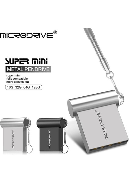 Siyah 128GB Mini Metal USB Flash Sürücü 64GB 32GB 16GB 8gb 4gb Kalem Sürücü Taşınabilir 128GB 256GB 512GB Usb2.0 USB Stick Depolama Flaşı U Disk (Yurt Dışından) indirimleri