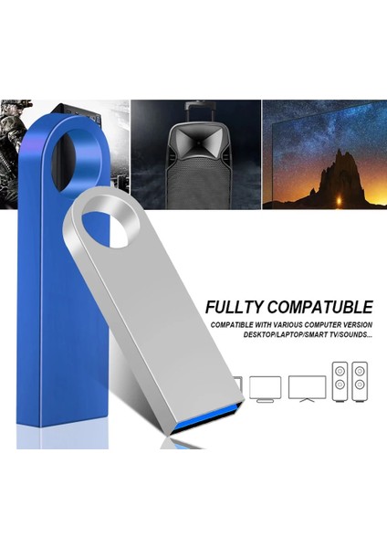 Siyah 64GB Yüksek Hızlı Pendrive 128GB 64GB 32GB 16GB 8gb Metal USB 3.0 Flash Sürücü Su Geçirmez Memory Stick 8 16 32 64 128 GB USB Flash 64GB (Yurt Dışından) indirimleri