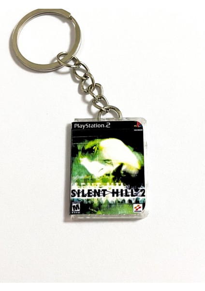 Silent Hill 2 Ps2 Retro Minyatür Oyun Kutusu Anahtarlık