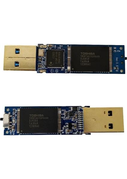 Mavi 32GB OKUMA/YAZMA220MB/S Usb3.0 16G 32G 64G Slc Usb3.0 Yazma Korumalı Anahtar Flashdisk IS903 Slc Pendrive Şeffaf Slc Disk Metal Kasa (Yurt Dışından)