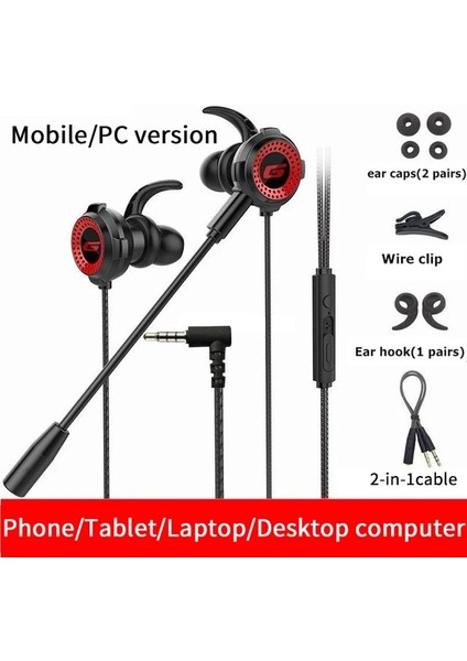 Siyah Pc Versiyonu Oyun Kulaklığı Uzun Mikrofon ile Gamer Kulaklık Için Pubg Ps4 Csgo Casque Hifi 7.1 Telefon Tablet Pc Dizüstü Bilgisayar Için Mikrofon ile (Yurt Dışından)