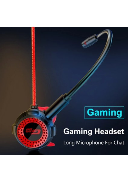 Siyah Pc Versiyonu Oyun Kulaklığı Uzun Mikrofon ile Gamer Kulaklık Için Pubg Ps4 Csgo Casque Hifi 7.1 Telefon Tablet Pc Dizüstü Bilgisayar Için Mikrofon ile (Yurt Dışından)