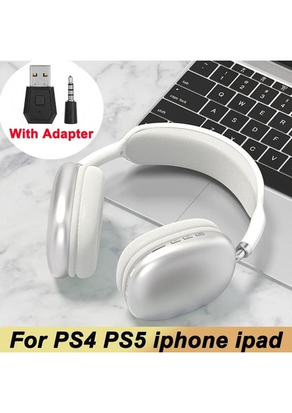 Şerit P4 Adaptörü P9 Pro Kablosuz Bluetooth Kulaklıklar Mic ile Stereo Kulak Içi Spor Oyun Kulaklıkları Cep Telefonu Laptop Tv Ps4 Için Destek Tf (Yurt Dışından)
