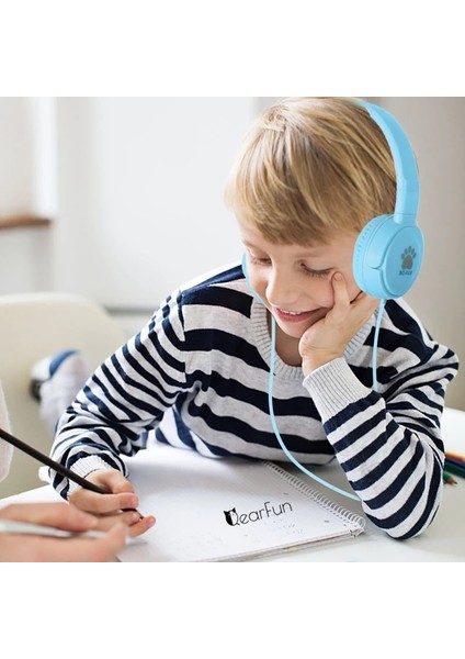 Sarı Kutu ile Sevimli Kablolu Çocuk Mikrofonlu Kulaklıklar, Süper 3D Stereo Telefon Oyun Kulaklığı Gamer Pc Dizüstü Kız Çocuk Çocuk Erkek Hediye (Yurt Dışından) modelleri