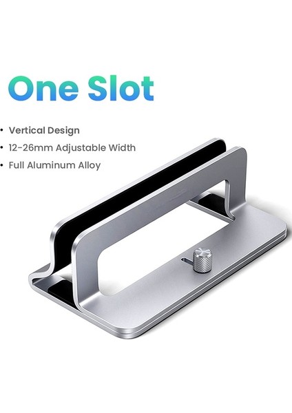 Metal Bir Yuva Ofis Dikey Dizüstü Bilgisayar Standı Tutucu Katlanabilir Alüminyum Dizüstü Standı Dizüstü Tablet Macbook Air Pro Pc Için Standı Desteği 17 Inç (Yurt Dışından)