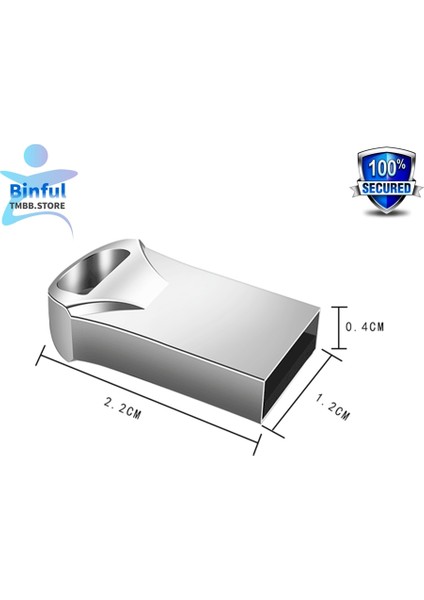 Gümüş 64GB Bınful Yeni Mini Metal USB Flash Sürücü 4g 8g 16GB 32GB 64GB 128G Pendrive Flash Sürücü Memory Stick Kalem Sürücü Taşınabilir U Disk Hediye (Yurt Dışından) modelleri