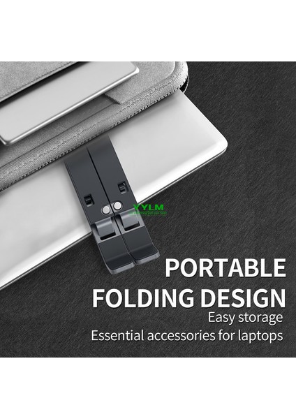 Şerit Yylm N3 Taşınabilir Dizüstü Bilgisayar Standı Alüminyum Katlanabilir Dizüstü Bilgisayarlar Için Macbook Lenovo Dell ile Uyumlu 10-15.6 Inç Dizüstü Bilgisayarlar Için Standı (Yurt Dışından)