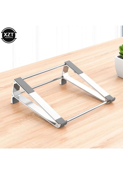 Gümüş 3'ü 1 Arada Çok Fonksiyonlu Dizüstü Bilgisayar Standı Tek Parça Braket Ergonomik Tasarım Taşınabilir Alüminyum Dizüstü Macbook Tablet Desteği Için Standlar (Yurt Dışından) fiyatları