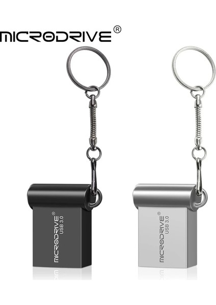 Siyah 128 GB Süper Mini Metal USB 3.0 Flash Sürücü 32 GB 64 GB Kalem Sürücü USB Sopa Pendrive USB 3.0 USB Flash Sürücü Memory Stick USB Anahtarı (Yurt Dışından)