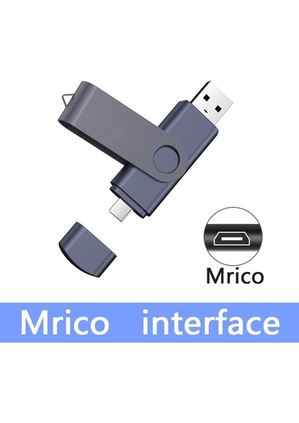 Blcak Mikro Taşınabilir Otg USB 2 Tb Flash Sürücü Tip C / Mikro Kalem Sürücü 2 Tb USB Sopa 3.0 Pendrive 2 Tb U Disk Pc Dizüstü Cep Telefonu Için (Yurt Dışından)