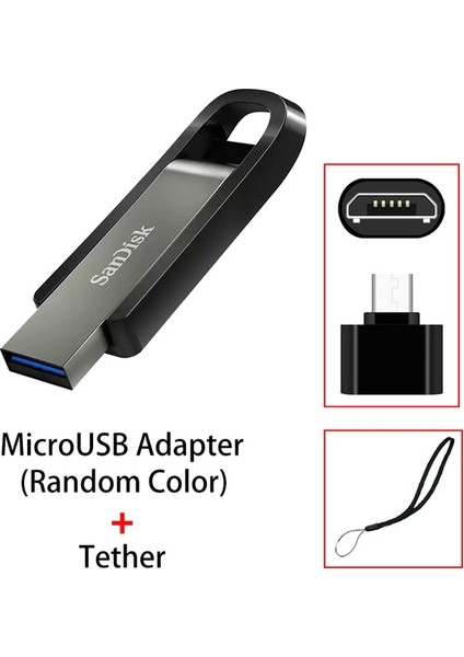 CZ810 A 64GB Sandisk 3.2 USB Flash Sürücü 64GB 256GB 128GB Yüksek Hız Maksimum 400M'YE Kadar Pendrive Pen Drive Anahtar Bellekte USB Çubuk Disk (Yurt Dışından)
