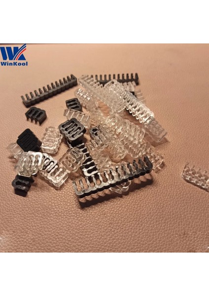 Kristal 8p Winkool Kalıplama Kristal Kablo Tarak Klipler Kelepçeler Atx 24PIN Cpu 8pin Pcı-E 8p 6pin Kollu Kablo (Yurt Dışından)