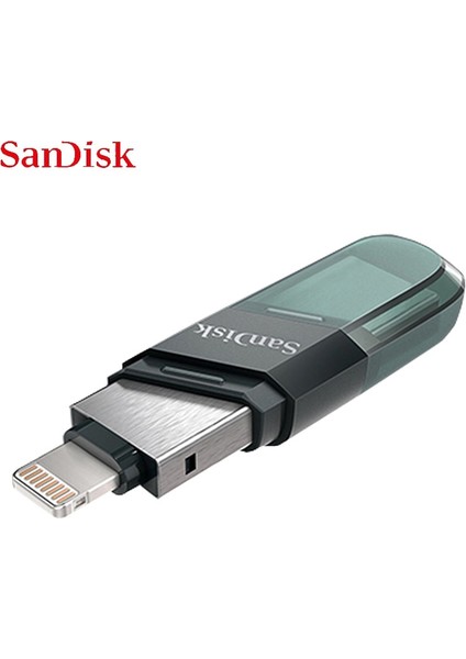 IX90N-TYPE-C 64GB Sandisk USB Flash Sürücü Ixpand Flip Otg Lightning USB 3.1 Çubuk 64GB 128GB 256GB iPhone iPad ve USB Type-A Için Kalem Sürücü Mfi (Yurt Dışından)