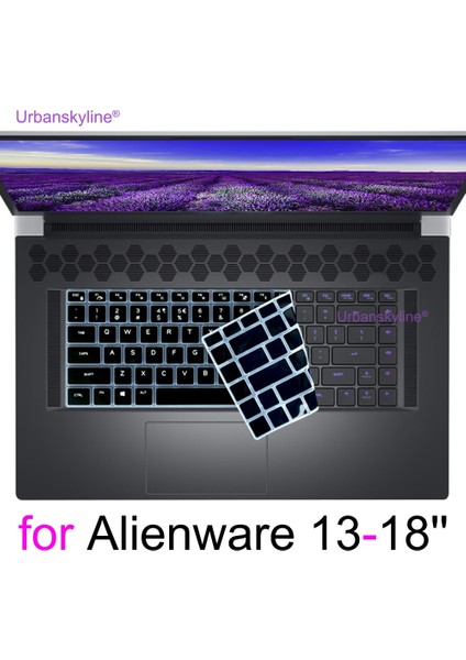 Siyah Klavye Kapağı Alienware M15 R7 M17 R5 R6 X14 X15 R1 X17 R2 AREA-51M R3 R4 13 14 15 17 18 Koruyucu Kılıf Silikon Alw (Yurt Dışından) fiyatları
