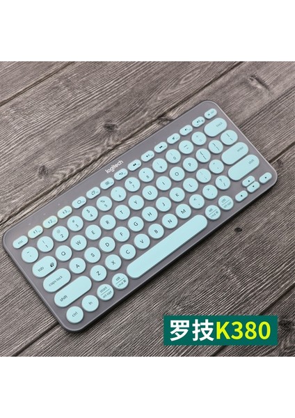 Stil 5 Klavye Membran Logitech Bluetooth Kablosuz Klavye K380 K480 Klavye Kapak Kapak Silikon Kılıf (Yurt Dışından)