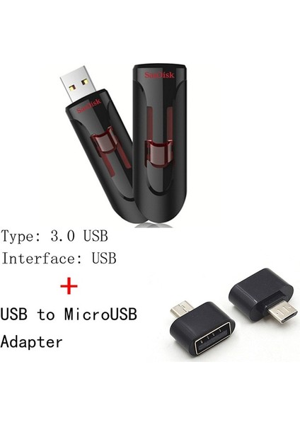 CZ600-A 128 GB Sandisk USB 3.0 Flash Sürücü 128 GB 64 GB 32 GB 16 GB 150 Mb/s Ultra Flaır Memory Stick Kalem Sürücüler Pendrive Flashdisk U Disk Pc Için (Yurt Dışından)