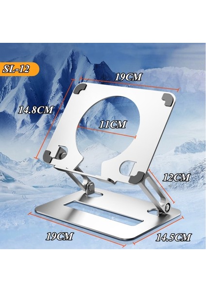 Sl-12 SL06 SL12 Yarı Iletken Manyetik Oyun Soğutucu W/ıos IPad Samsung Xiaomi Huawei Tablet Pad Için Alüminyum Alaşım Kickstand Adanmış (Yurt Dışından)