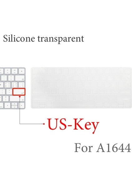 Abd-Anahtar-A Apple Bluetooth Kablosuz Klavye MLA22LL/A1644 IMAC Sihirli Klavye Kapak Koruyucu Silikon Kapak Abd/ab Versiyonu (Yurt Dışından)