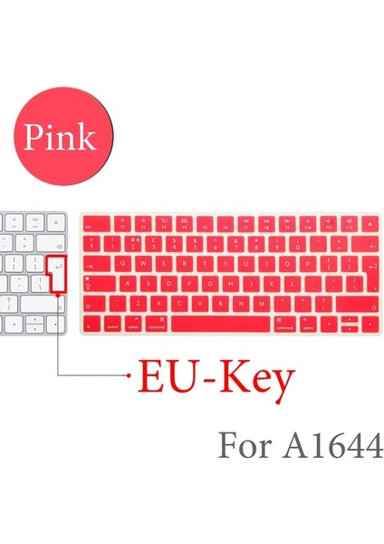 Ab-Anahtar-E Gökkuşağı Degrade Sihirli Klavye Kapağı Silikon Cilt Koruyucu Film Apple Magic Keyboard 2 2015 A1644 Abd/ab Klavye Sürümü (Yurt Dışından)