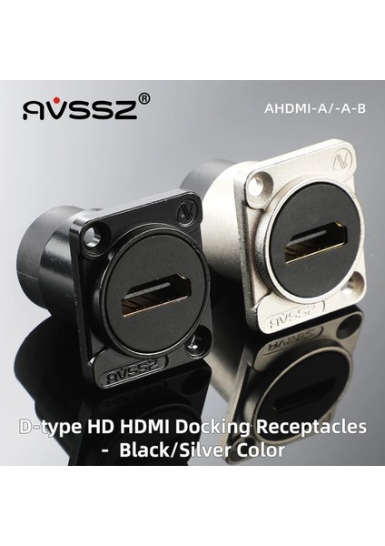 Ahdmı-Fd-B Avssz D Tipi HDMI 2.0 Soket Adaptörü 4K Hd Düz 90° Sağ Açı Dişi Yerleştirme Dönüştürücü Koltuk Şasi Ses Video Konektörü (Yurt Dışından)
