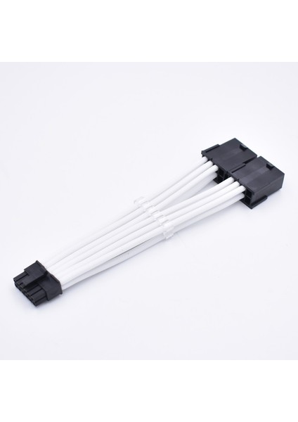Beyaz 11 cm Çift Pcıe 8pin Rtx 12PIN Esnek Silikon Tel Kollu Uzatma Kablosu Nvıdıa Ampere Geforce Rtx 3060TI 3070 3080 3090 (Yurt Dışından) fiyatları