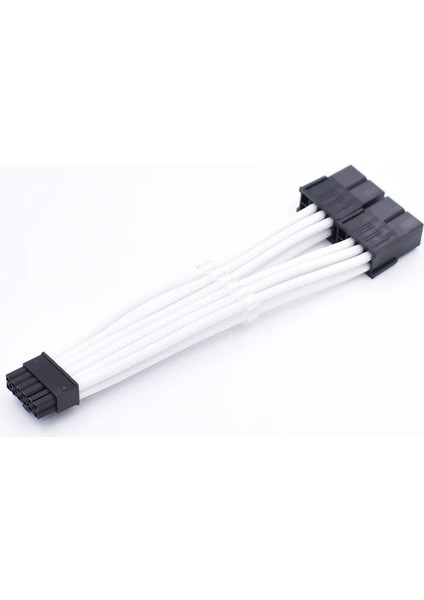Beyaz 11 cm Çift Pcıe 8pin Rtx 12PIN Esnek Silikon Tel Kollu Uzatma Kablosu Nvıdıa Ampere Geforce Rtx 3060TI 3070 3080 3090 (Yurt Dışından) indirimleri