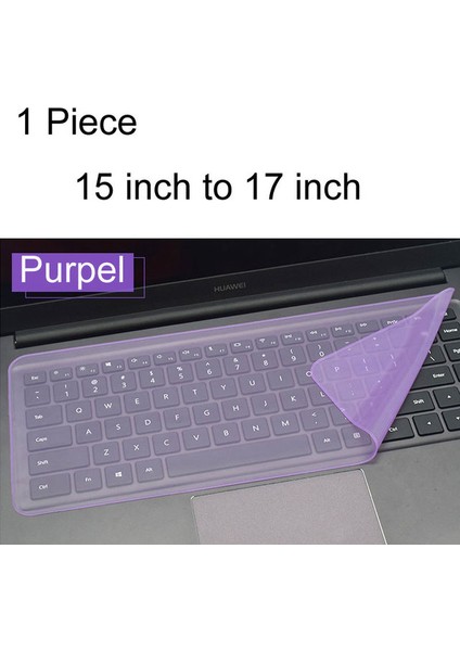 15 Inç Ila 17 Inç Evrensel Dizüstü Klavye Kapağı 12 Ila 17 Inç Koruyucu Su Geçirmez Dizüstü Klavye Filmi Macbook Pro/air Için Toz Geçirmez Silikon (Yurt Dışından)