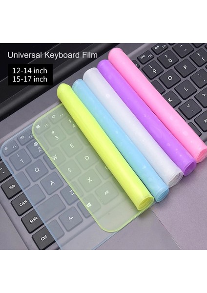 15 Inç Ila 17 Inç Evrensel Dizüstü Klavye Kapağı 12 Ila 17 Inç Koruyucu Su Geçirmez Dizüstü Klavye Filmi Macbook Pro/air Için Toz Geçirmez Silikon (Yurt Dışından)