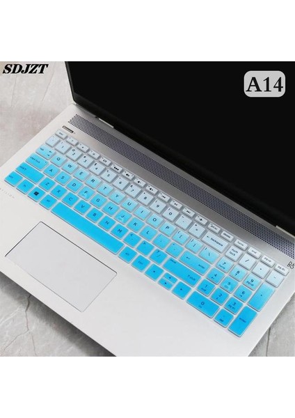 A14 15.6 Inç Silikon Dizüstü Dizüstü Klavye Kapak Koruyucu Film Hp Pavilion 250 G8 G7 G6 250 G7 255 G7 G6 256 G6 258 G7 (Yurt Dışından)