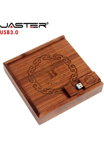 Ceviz Kutusu ve USB E 16GB Jaster USB 3.0 Ahşap Fotoğraf Benzersiz Albüm Kutusu U Disk Pendrive 16GB 32GB Fotoğraf Hediye Ücretsiz Logo (Boyut 170*170*35 Mm) (Yurt Dışından) fiyatları
