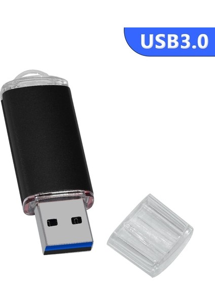 Siyah USB 3.0 16 GB Usb3.0 Flash Sürücü Metal 8 GB 32 GB 64 GB Yüksek Hızlı Flash Bellek Çubuğu Dönen 16 GB 128 GB Masaüstü Dizüstü Bilgisayar Için Pendrive Flash Çubuk (Yurt Dışından)