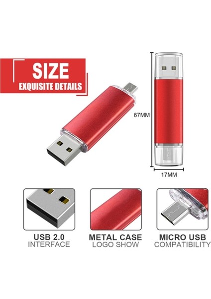 Karışık Renk 1 Adet 32GB 10PCS/LOT Özel Logo Otg Tip-C Telefon USB Sürücüsü 32GB 16GB 8gb Çok Fonksiyonlu USB Flash Sürücü USB 2.0 Pendrive 4gb USB Kalem Sürücüsü (Yurt Dışından)