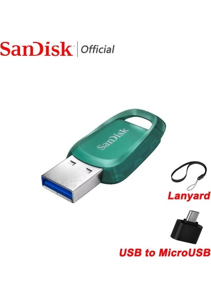Microusb 256GB Sandisk USB 3.2 Mini Pendrive 128GB 64GB 256GB 512GB CZ96 USB Flash Sürücü Kalem Sürücü USB Flash Çubuk Disk Telefon Için Anahtar Bellekte (Yurt Dışından)