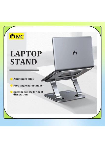Koyu Gri Alüminyum Alaşımlı Dizüstü Standı Mc 515 11-17 Inç Dizüstü Bilgisayar Çift Dikey Ayarlanabilir Taşınabilir Katlama Tutucu Soğutma Braketi (Yurt Dışından) fiyatları