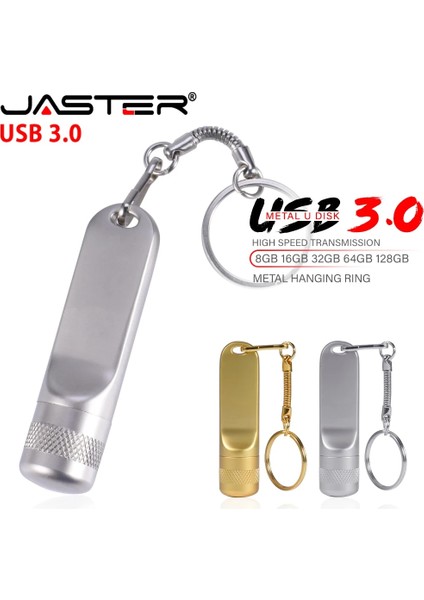Altın 16GB Jaster Mikrofon USB 3.0 Flash Sürücüler 128GB Mini Metal Bellek Çubuğu 64GB Altın Kalem Sürücüsü 32GB Yaratıcı Hediye Gümüş Pendrive 8g (Yurt Dışından) fiyatları