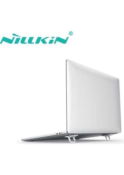 Gümüş Nıllkın 1 Çift Dizüstü Bilgisayar Standı MacBook Dizüstü 11.6-17 Inç Mini Taşınabilir Soğutma Pedi Kaymaz Silikon Destek Taşınabilir Stant (Yurt Dışından) indirimleri