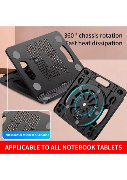 Pembe Dizüstü Bilgisayar Standı Tutucu Dizüstü Bilgisayar Standı Alüminyum Destek Taşınabilir Lap Top Taban Katlanabilir Braket Bilgisayar Pc MacBook Pro (Yurt Dışından)