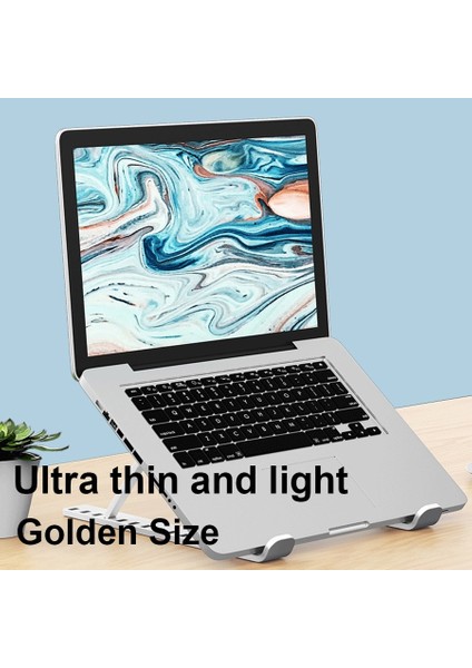 Vlack Taşınabilir Laptop Standı Ayarlanabilir MacBook Pro Hava Üssü Desteği Dizüstü Standı Katlanabilir Dizüstü Bilgisayar Tutucu ipad Standı Aksesuarları (Yurt Dışından) indirimleri