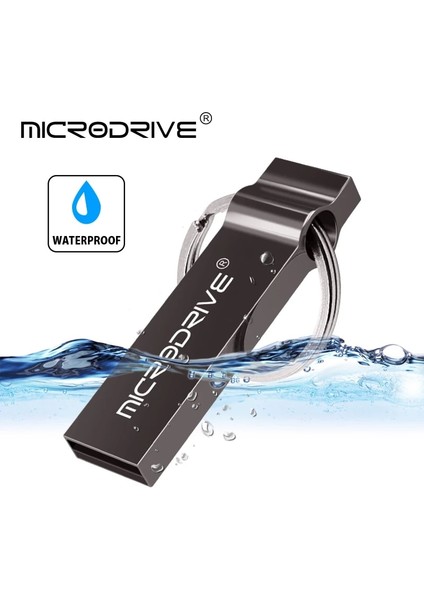 Siyah 32 GB Metal USB Flash Sürücü 10 Adet/grup 64 GB 32 GB Flash Sürücü Taşınabilir 128 GB Memory Stick Yüksek Hızlı Pendrive Flash Disk Anahtarlık (Yurt Dışından)