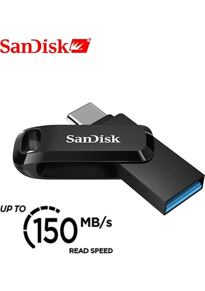 256 GB Sandisk Sdddc3 Tip C USB 3.1 Flash Sürücü 128 GB 64 GB 32 GB Pendrive Bellek USB Disk Kalem Sürücü 32 64 128 Smar Için (Yurt Dışından)