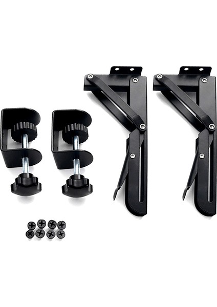 Büyük Klip (1-9 Cm) 2 Adet Ergonomik Ev Ofis Klavye Tepsisi Kelepçesi Dışarı Çekin Kolay Kurulum Soğuk Haddelenmiş Çelik Dıy Yüksekliği Ayarlanabilir Sağlam Masa Altında (Yurt Dışından)