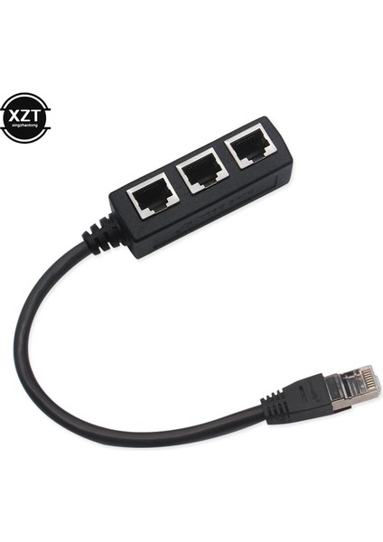 1 Ila 3 Bağlantı Noktası Diğer RJ45 Ayırıcı Lan Ethernet Ağı RJ45 Konektörü Ayırıcı Adaptör Kablosu Ağ Uzatma Için 1 Erkek - 2/3 Dişi Adaptör (Yurt Dışından)
