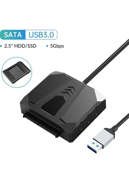 Usb3.0 Kapaklı 0.5 M Orıco HDD Sürücü Adaptörü USB 3.0 - Sata Kablosu Sata Dönüştürücü Sata Adapte 2.5 ''hdd/ssd Harici Sabit Disk Disk (Yurt Dışından)