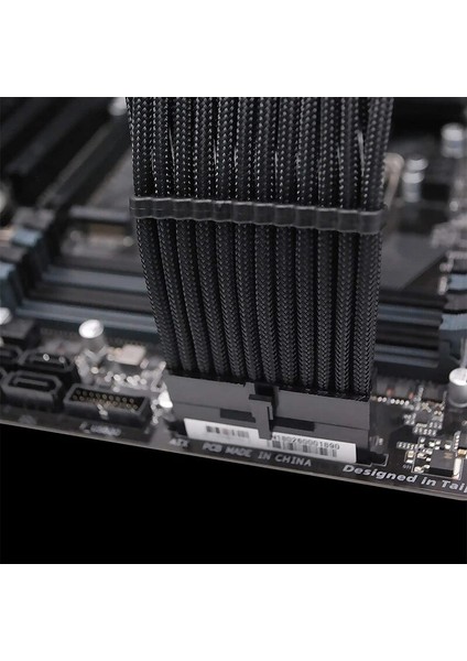 I Teucer Tc-35 Serisi Psu Uzatma Kablosu Kiti Düz Renk Kablo Katı Combo 350MM ATX24PIN PCI-E8PIN CPU8PIN Taraklı (Yurt Dışından) indirimleri